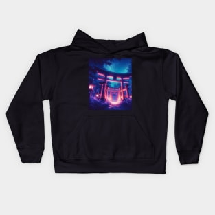 Torii Gate - Night Kids Hoodie